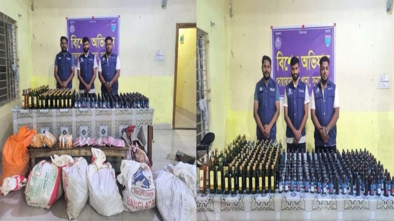 দোয়ারাবাজারে পুলিশের অভিযানে ভারতীয় মাদক ও চোরাচালানি পণ্য উদ্ধার।...